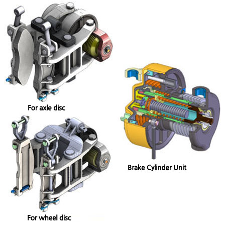 For axle brake disc, For wheel brake disc